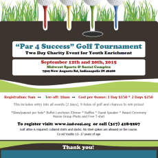 "Par 4 Success" Golf Tournament | Two Day Charity Event for Youth Entertainment