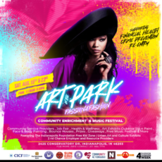 "Art in the Park" Community Enrichment 8/19/2023 at Garfield Featuring National Recording Artist & Indy Best Live Entertainment